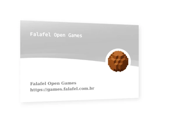 Teaser business card 3D